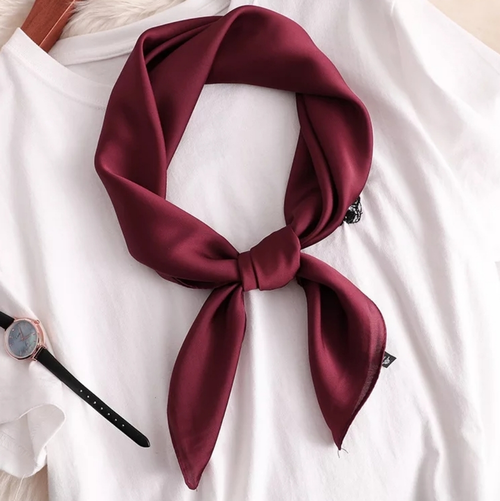 Large Silky Scarf For Head Neck Bag 28inx28in